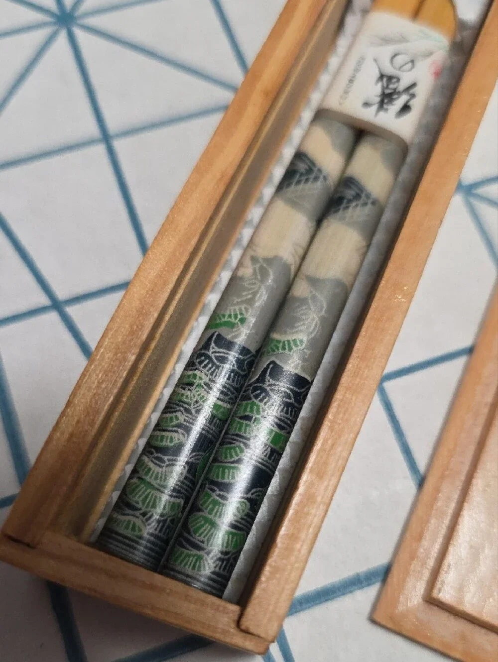 Kabuki Bamboo Chopsticks Set - Natural Wood